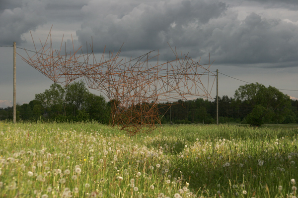 Bachelors work in LMA &quot;Right Place&quot; 2012Metal, 6x10x5 mMadona district, Poči, Latvia